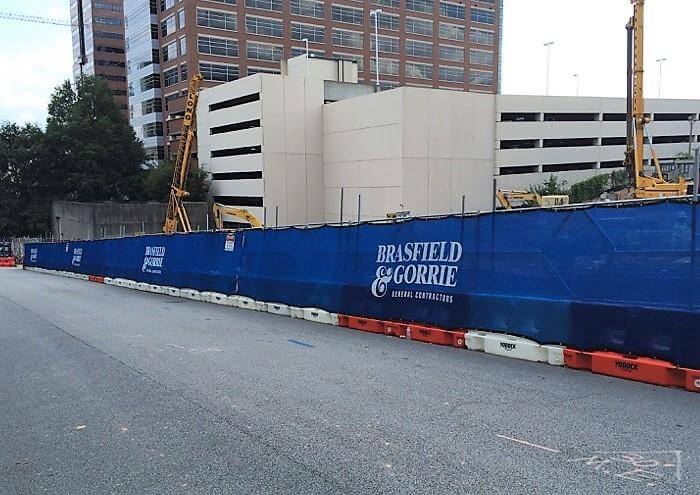 Construction Site Fence Screen - Jobsite Branding