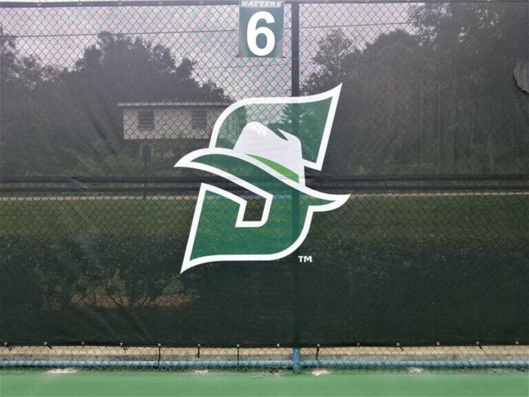 Stetson Logo - Custom Printed Fence Screen