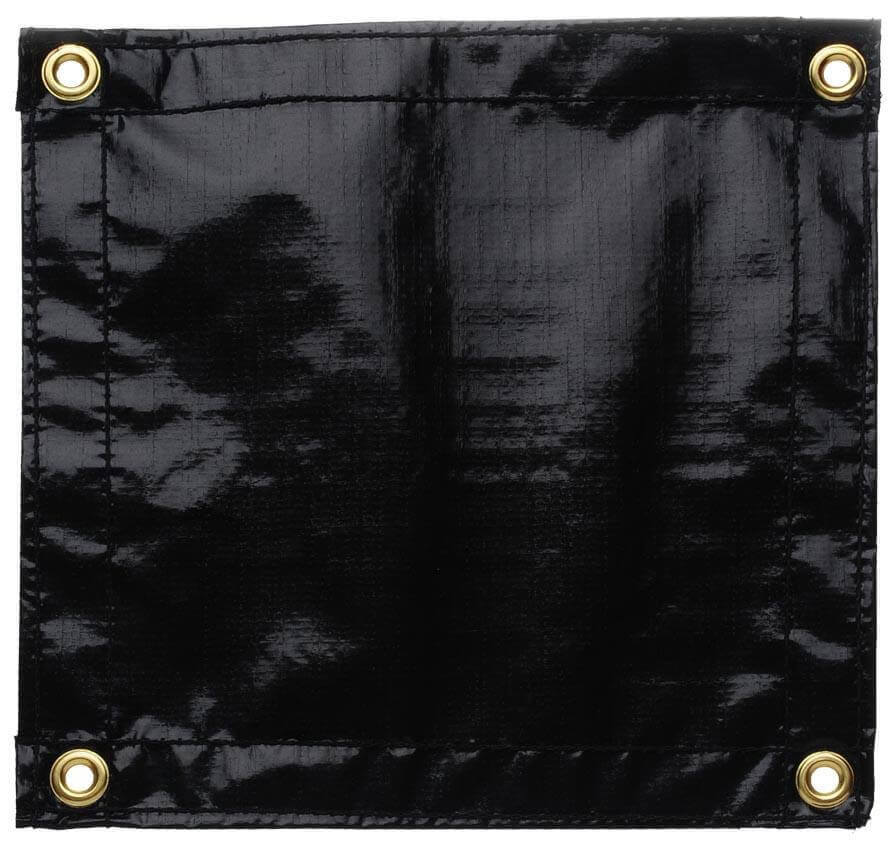 All black Privacy Complete fence screen